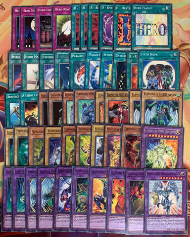 Elemental Hero Deck (50 cards) - Yu-Gi-Oh! Custom Deck/Core
