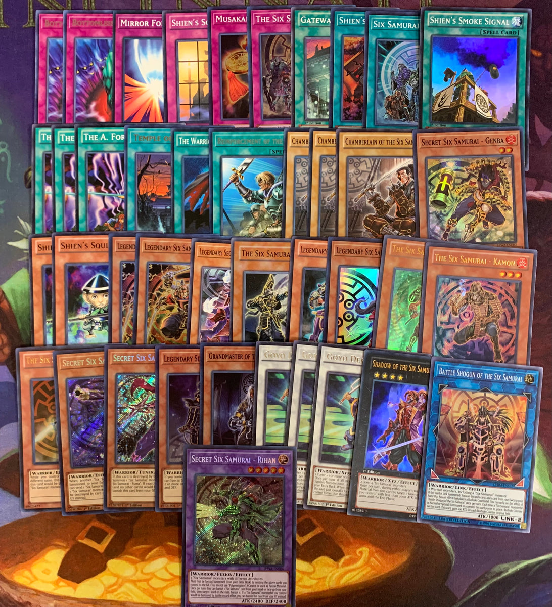 Yugioh cheapest Custom Six Samurai Deck