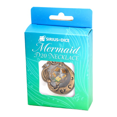 Mermaid D20 Necklace - Sirius Dice