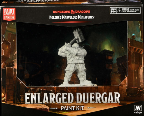 D&D Enlarged Duergar Paint Night Kit