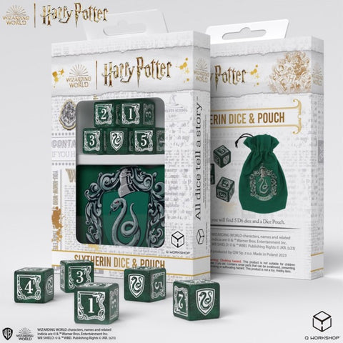 Harry Potter Dice and Pouch - Slytherin