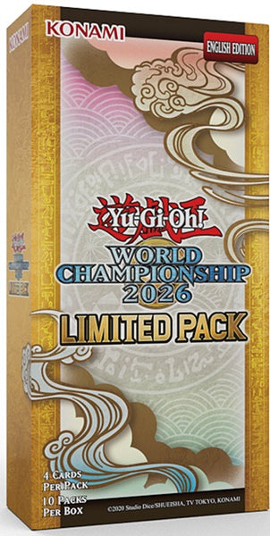 WORLD CHAMPIONSHIP 2026 LIMITED PACK 2箱 2026 World Championship Limited Pack Box - Yu-Gi-Oh! – Brimstone Games