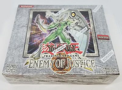 yugioh enemy of justice booster box Yu-Gi-Oh! Enemy of Justice 1st Edition Booster Box