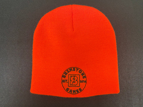 Hat - Orange with Black Logo