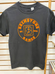 Brimstone Logo T-Shirt - Black w/ Orange