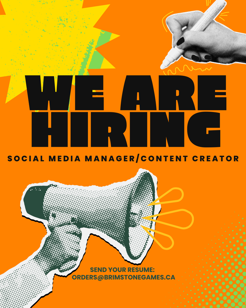 🎥✨ Roll for Initiative: Brimstone Games is Recruiting a Social Media Wizard!