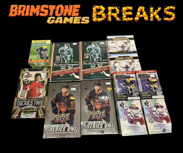 Brimstone Breaks Hockey - Series 2 Hobby AND MORE!