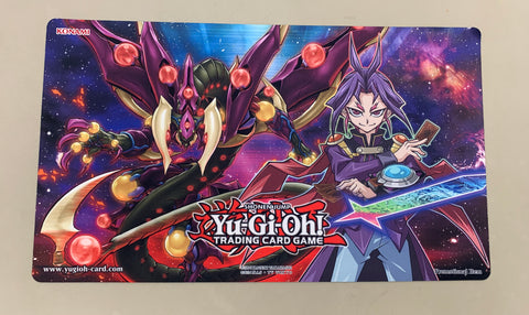 Yuri & Starving Venom Fusion Dragon 2017 Win a Mat Playmat - Yu-Gi-Oh!