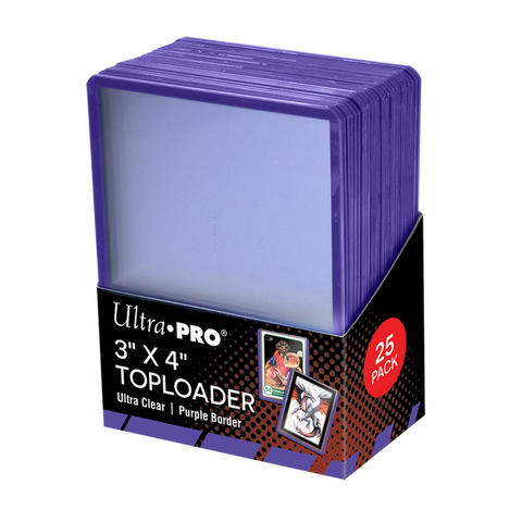 Purple Border Ultra Pro Regular Toploader 35pt