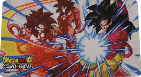 SS4 Son Goku, a Heartfelt Plea Playmat (Bandai) - Dragon Ball Super Playmat