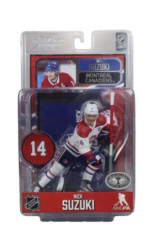 Nick Suzuki *Chase* (Montreal Canadiens Away) 7" Figure- McFarlane Toys