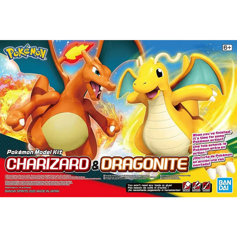 Bandai Pokemon Model Kit Charizard & Dragonite