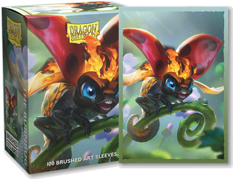 The Burnbug Brushed Art Sleeves - Dragon Shield Standard Size Sleeves