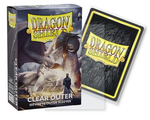 Clear Matte Outer Sleeves for Standard Size Card Sleeves - Dragon Shield