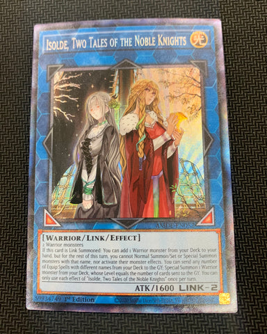Isolde, Two Tales of the Noble Knights Collector's Rare 1st Edition AMDE-EN052 - Yu-Gi-Oh! Single Cards