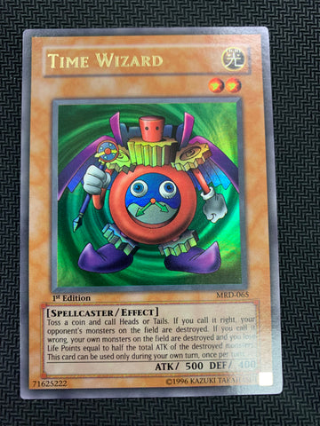 Time Wizard Ultra Rare 1st Edition MRD-065 - Yu-Gi-Oh! Single Cards
