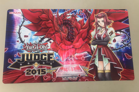 Akiza Black Rose Dragon Judge 2015 Playmat  - Yu-Gi-Oh!