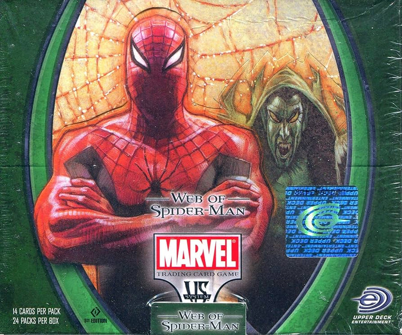 Marvel VS System Trading Card Game Web of Spider-Man (1st ed) Booster Box