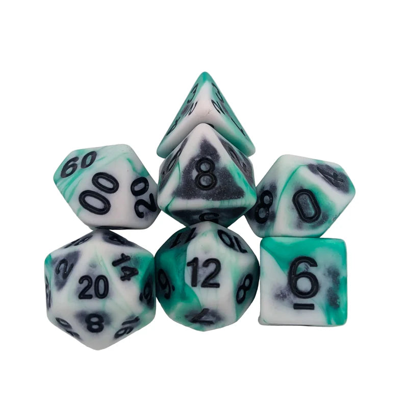 MDG Dice - Archaic Dark Green Dice Set