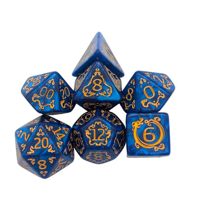 MDG Dice - Dragon Blue Dice Set