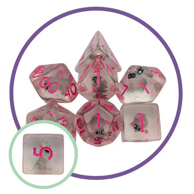 MDG Inclusion - Pink Bunny Filled Dice