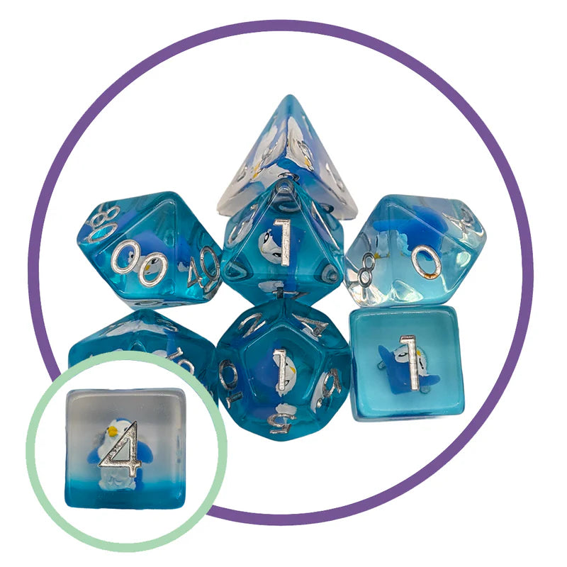 MDG Inclusion - Penguin Filled Dice