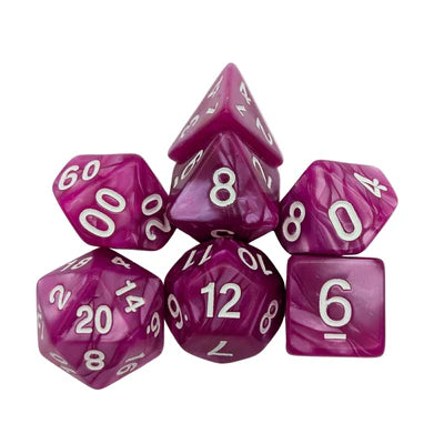 MDG Dice - Pearl Pink Dice Set