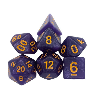 MDG Dice - Shimmer Magenta Dice Set