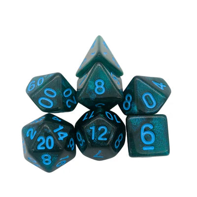 MDG Dice - Shimmer Moss Dice Set