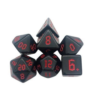 MDG Dice - Witch Red Acrylic Dice Set