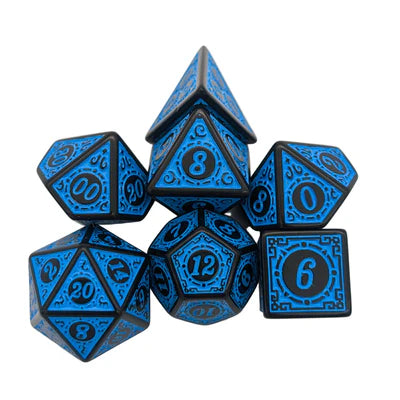 MDG Dice - Zoltar Blue Acrylic Dice Set