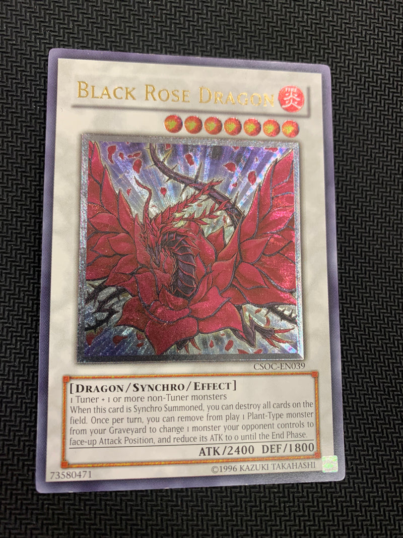 Black Rose Dragon Ultimate Rare Unlimited Edition CSOC-EN039 - Yu-Gi-Oh! Single Cards