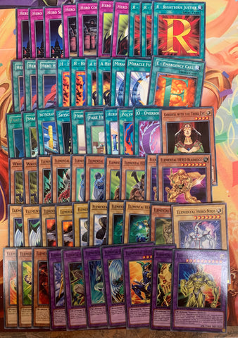 Elemental Hero Deck (60 cards) - Yu-Gi-Oh! Custom Deck/Core