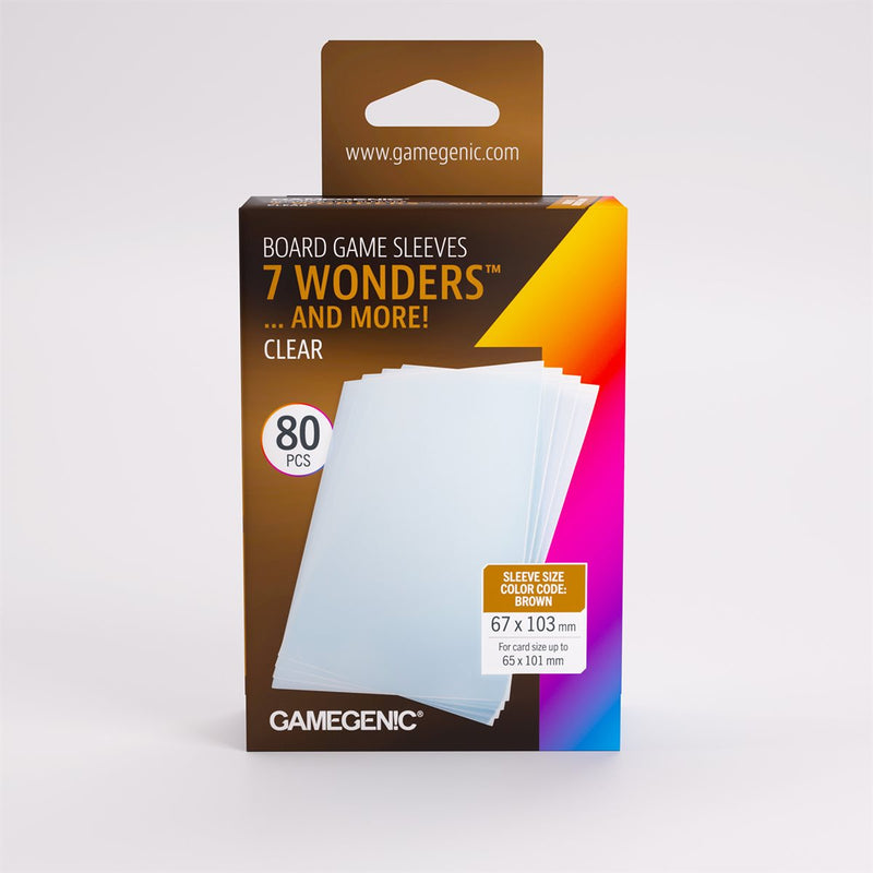Sleeves: Gamegenic: Prime 7 Wonders (80)