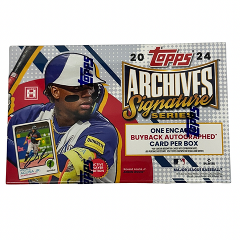Topps Archives Signature Series Baseball 2024