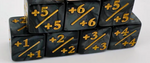 Pearl Black +/+ (MDG Dice - Counter Dice)