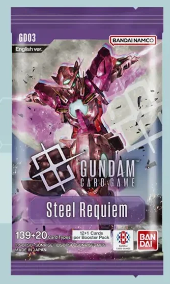 Gundam Card Game Booster Pack - GD03 Steel Requiem
