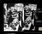 Batman Core - Dark Knight Dual Matte Art Standard Size Sleeves - Dragon Shield