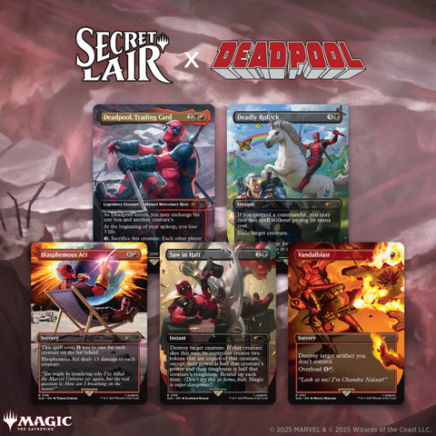 Deadpool Marvel Secret Lair (Non-Foil) - Magic: The Gathering *Limit of 1*