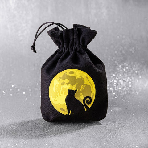 CATS Dice Pouch: The Mooncat *Glows in the Dark*
