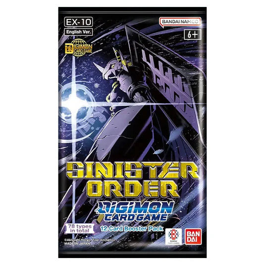 Sinister Order Booster Packs - Digimon TCG