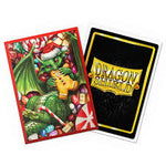 Christmas 2024 Brushed Art Standard Size Sleeves - Dragon Shield