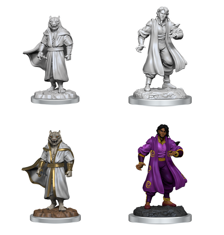 CR UNPAINTED MINIS WV3 MALE SORCERER MERCHANT/TIGER