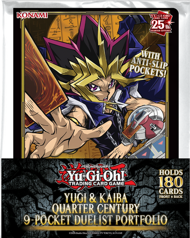 Yugi/Kaiba Quarter Century 9-Pocket Portfolio Yu-Gi-Oh!