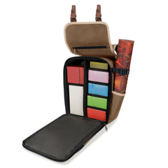 AP ENHANCE DESIGNER EDITION COMPACT TRADING CARD BACKPACK TAN