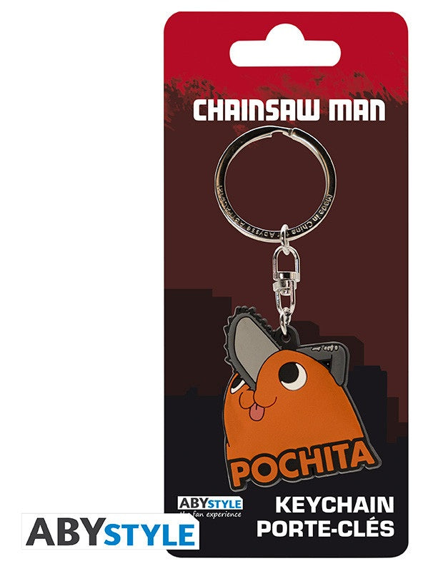 CHAINSAW MAN KEYCHAIN PVC POCHITA