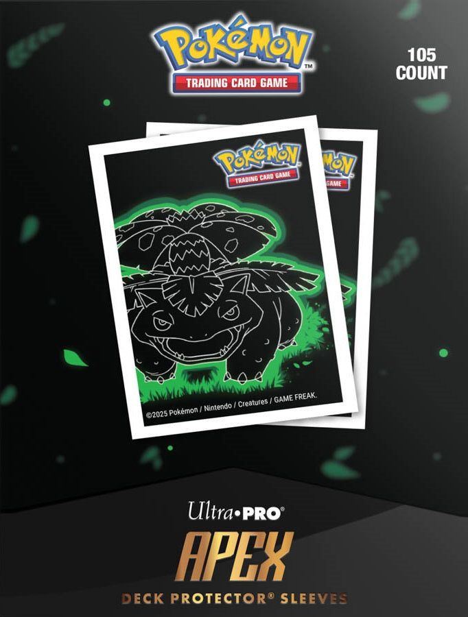UP D-PRO APEX POKEMON NEON KANTO VENUSAUR 105CT