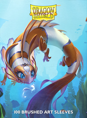 The Cinderfin Brushed Art Sleeves - Dragon Shield Standard Size Sleeves
