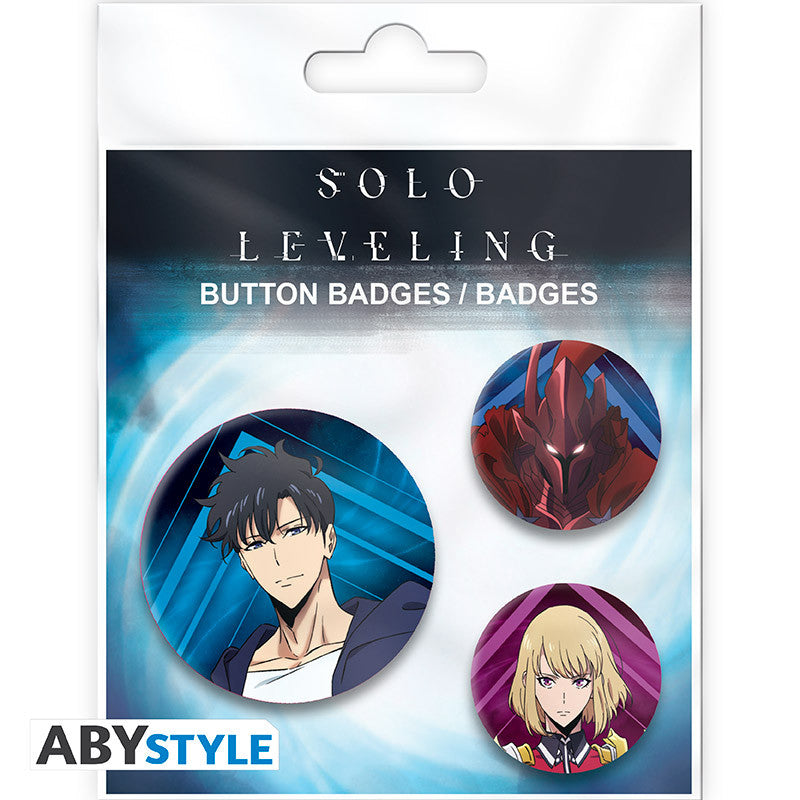 SOLO LEVELING BADGE PACK IGRIS, JINWOO & CHA HAE IN