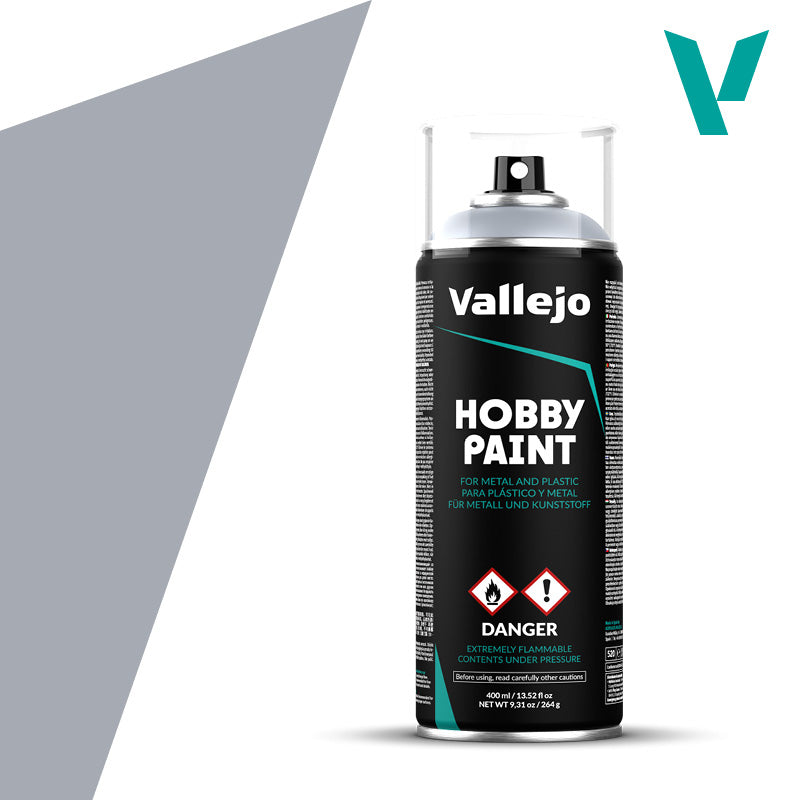 VALLEJO: AEROSOL SILVER 400ML